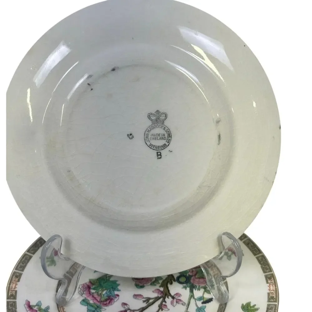 John Maddock & Sons LTD England 'Indian Tree' Vintage 40's-Misc 9-Pieces-Rare